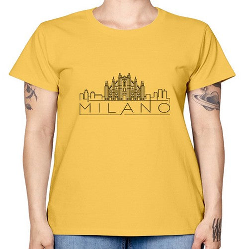 Milano Minimal Skyline 1299# - cities -  Missy T-Shirt