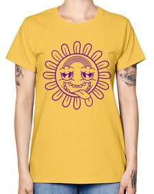 Moody sunflower 184# - cartoon general -  Missy T-Shirt
