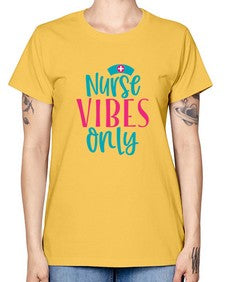 Nurse Vibes Only Style Style 1223# - nurse -  Missy T-Shirt