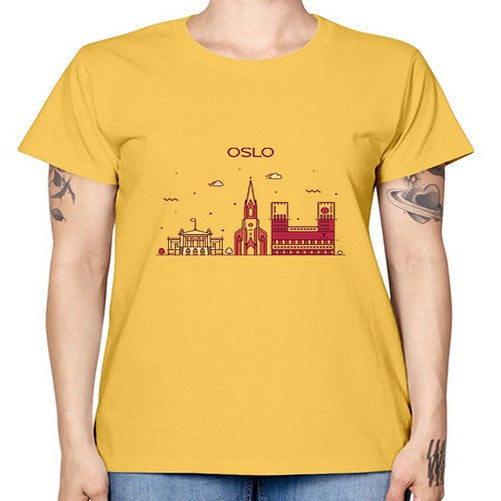 Oslo 1554# - cities -  Missy T-Shirt