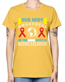 Our body awareness in the West is ridiculous Style 33# - Self awareness -  Missy T-Shirt
