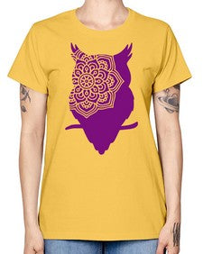 OwlMandalaUpdated 976# - mandala -  Missy T-Shirt