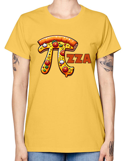 Pizza Pi Day Funny 40# - pi -  Missy T-Shirt