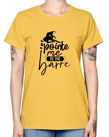 Pointe me to the barre 174# - ballet -  Missy T-Shirt
