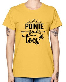 Pointe your toes 177# - ballet -  Missy T-Shirt