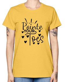 Pointe your toes 178# - ballet -  Missy T-Shirt