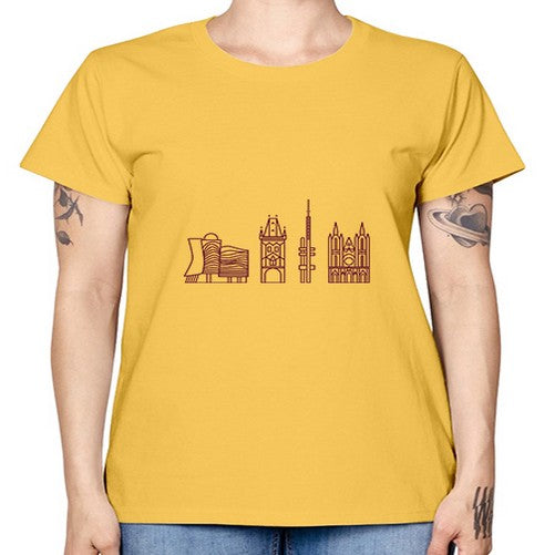 Prague 1687# - cities -  Missy T-Shirt