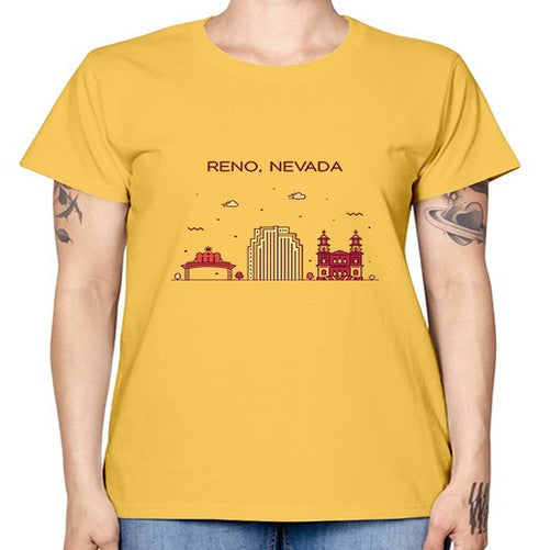 Reno 1714# - cities -  Missy T-Shirt