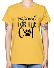 Reserved For The Cat Style 104# - cats -  Missy T-Shirt