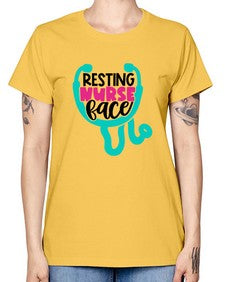Resting Nurse Face Style Style 1355# - nurse -  Missy T-Shirt