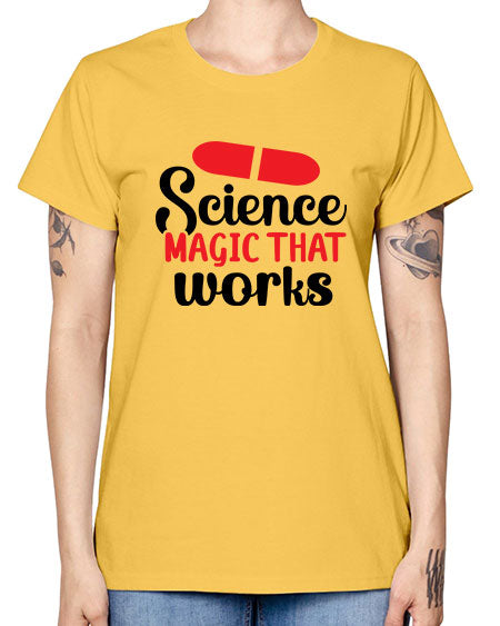 Science Magic that works 76# - general science -  Missy T-Shirt