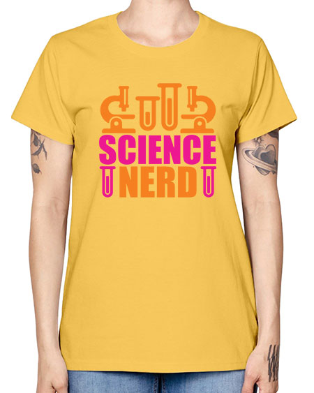 Science Nerd 59# - general science -  Missy T-Shirt