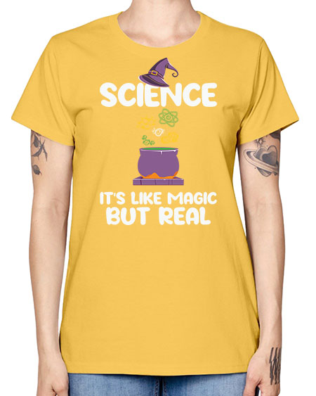 ScienceItsLikeMagicButScientistSkinite Scientist Skinite 48# - general science -  Missy T-Shirt