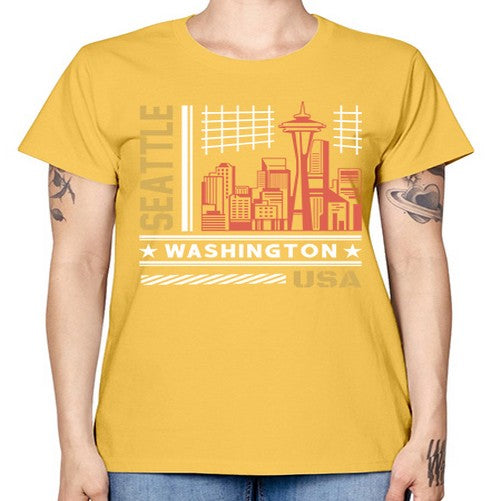Seattle 1809# - cities -  Missy T-Shirt
