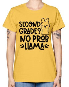 Second Grade No Prob 830# - second grade -  Missy T-Shirt