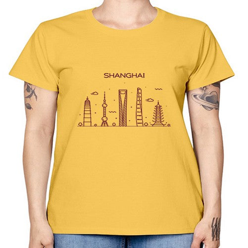 Shanghai 1824# - cities -  Missy T-Shirt