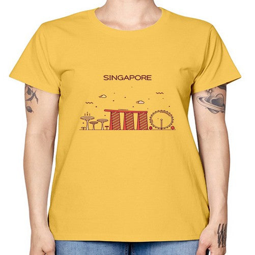 Singapoure 1848# - cities -  Missy T-Shirt