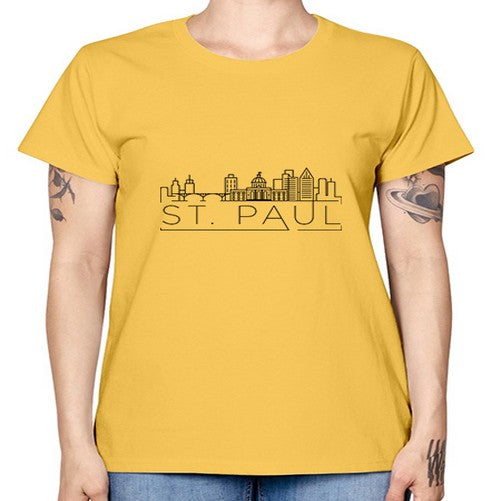 St Paul Minimal Skyline 1883# - cities -  Missy T-Shirt