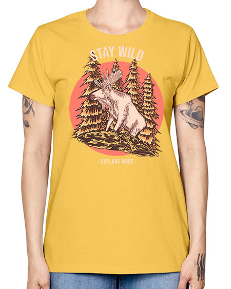 Stay Wild 16# - nature -  Missy T-Shirt