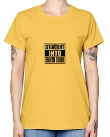 Straight into eighth grade 888# - eighth grade -  Missy T-Shirt