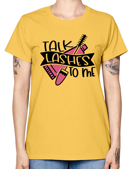 Talk Lashes To Me Style 17# - beauty - fashion -  Missy T-Shirt