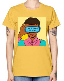 The Future is Real 1151# - art pop art -  Missy T-Shirt
