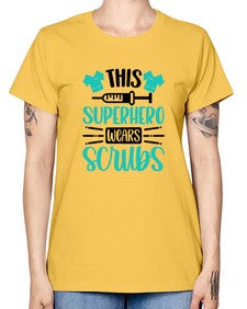 This Superhero Wears Style Style 1566# - nurse -  Missy T-Shirt