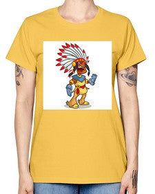 Thnksgvngindian 254# - cartoon general -  Missy T-Shirt