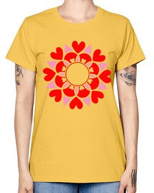 ValentineMandalaOPT 1194# - mandala -  Missy T-Shirt