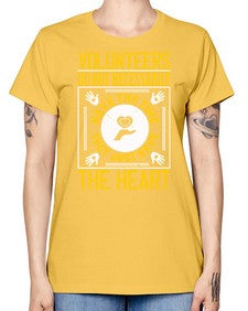 Volunteers do not necessarily have the time they just have the heart Style 13# - volunteer -  Missy T-Shirt