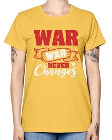 War War never changes 53# - video games -  Missy T-Shirt