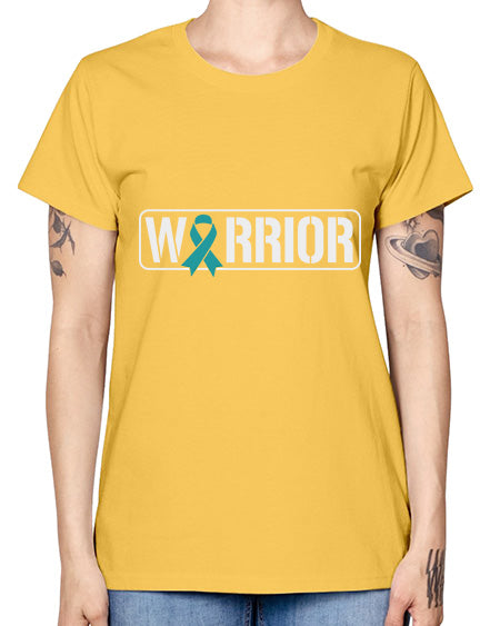 Warrior PTSD Awareness Teal Military 2# - PTSD -  Missy T-Shirt