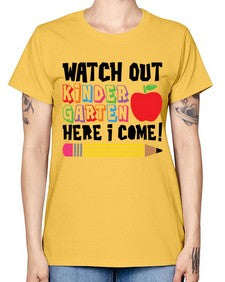 Watch Out Kindergarten 990# - kindergarten -  Missy T-Shirt