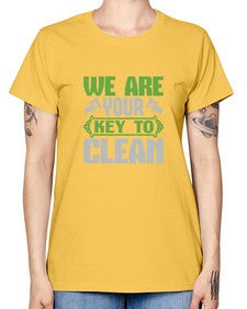 We are your key to clean Style 464# - cleaner -  Missy T-Shirt