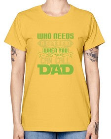 Who needs 266# - cartoon super hero -  Missy T-Shirt