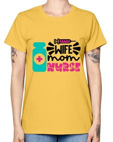 Wife Mom Nurse Style Style 1642# - nurse -  Missy T-Shirt