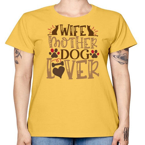 Wife Mother Dog Lover Style 58# - dogs -  Missy T-Shirt