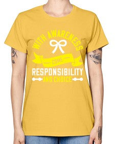 With awareness come responsibility and choice Style 5# - Self awareness -  Missy T-Shirt