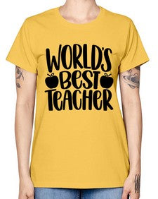Worlds Best Teacher Style 1657# - teacher -  Missy T-Shirt