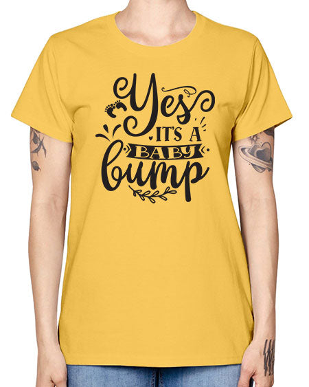 Yes it s a baby bump 476# - pregnancy -  Missy T-Shirt