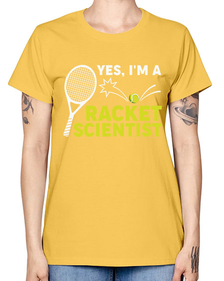 YesImARacketScientistScientistSkinite Scientist Skinite 1# - general science -  Missy T-Shirt