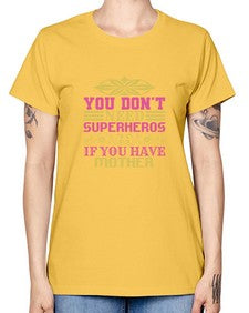 You dont need 270# - cartoon super hero -  Missy T-Shirt