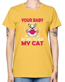 Your Baby Is Nice - cats -  Missy T-Shirt
