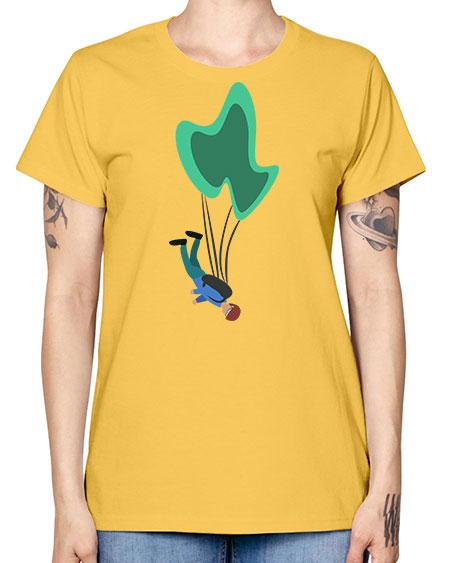all in one 12# - parachute -  Missy T-Shirt