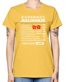 aquarius 85# - aquarius -  Missy T-Shirt