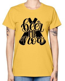 beer me now 657# - beer -  Missy T-Shirt