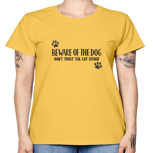 beware of the dog 61# - dogs -  Missy T-Shirt