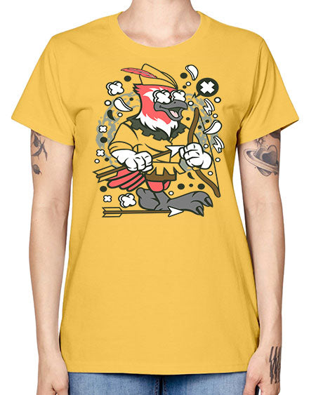 bird robin hood 25# - birds -  Missy T-Shirt