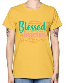 blessed teacherr 633# - teacher -  Missy T-Shirt