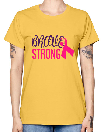 brave strong Style 15# - breast cancer -  Missy T-Shirt